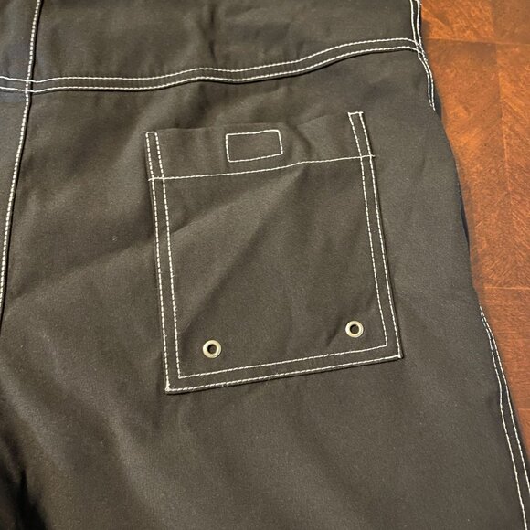Parke & Ronen Black Swim Trunks Size 34 Drawstring Closure - Picture 11 of 16